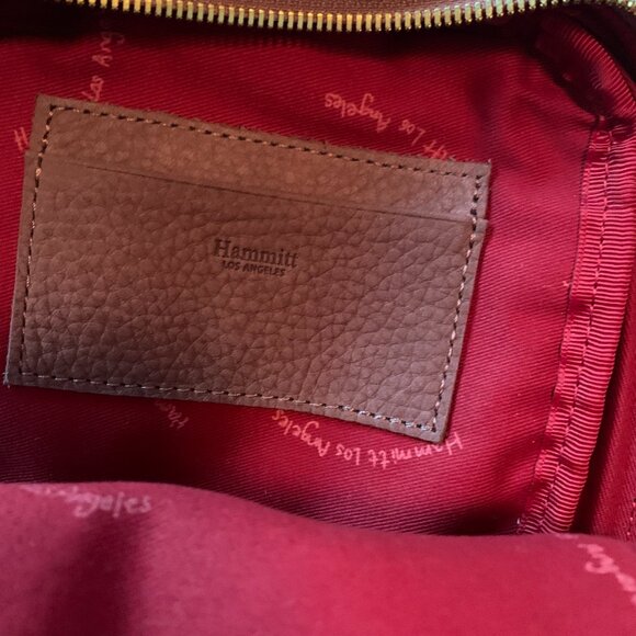 Hammitt Brown Backpack with Gold Accents - Picture 4 of 8